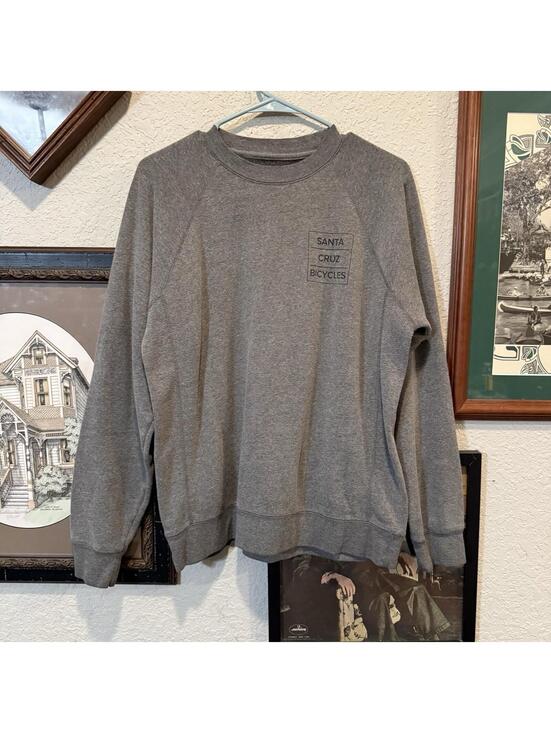 Other - Vintage 00s Santa Cruz Bicycles Gray Designer Men’s Sweatshirt Oversized Small